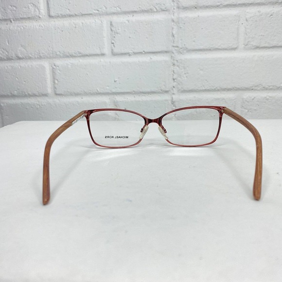 Michael Kors MK-HT-0074-14 Eyeglasses 55-15-140 Maroon Metal and Wood H2506‎ main image 7